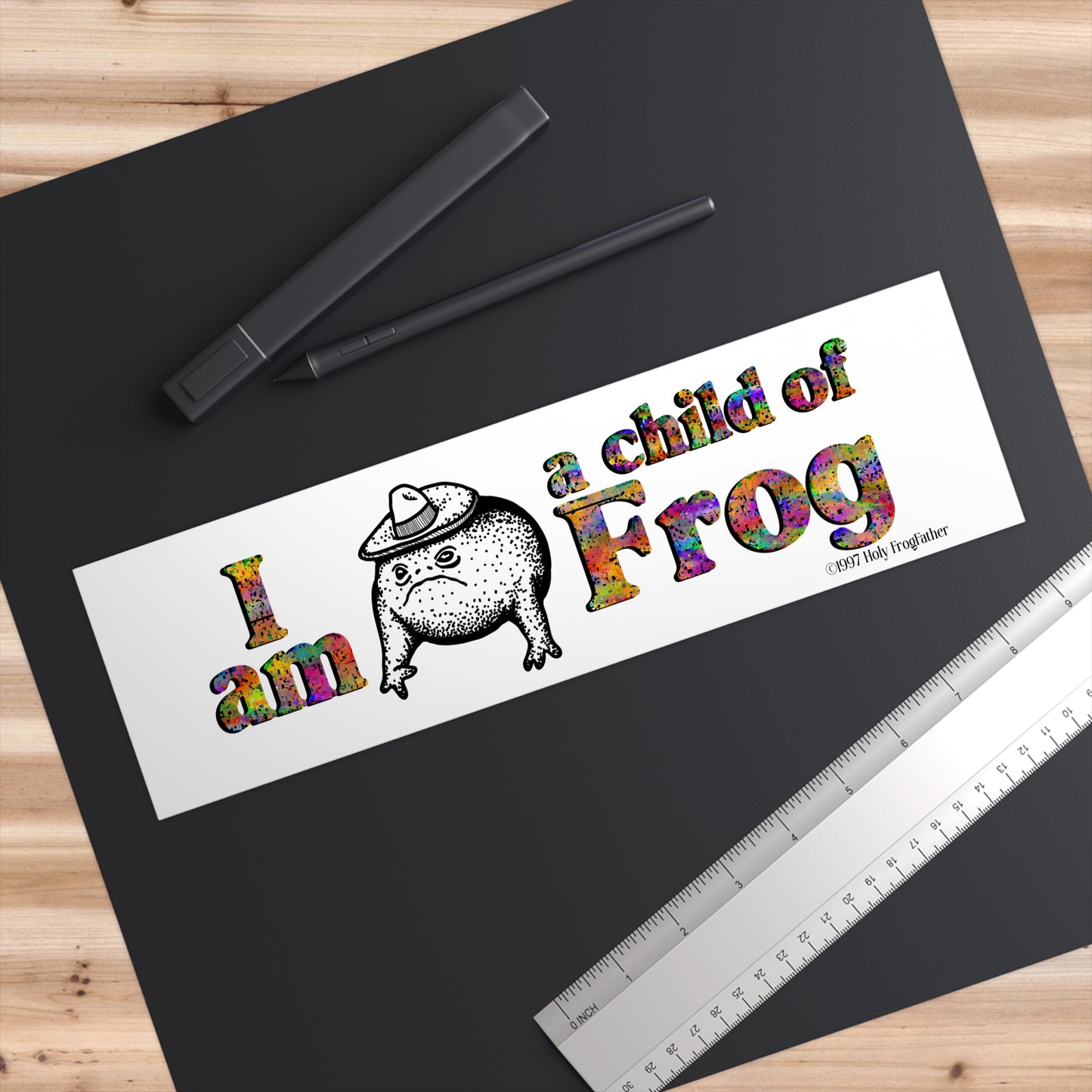 "I Am a Child of Frog" Bumper Sticker