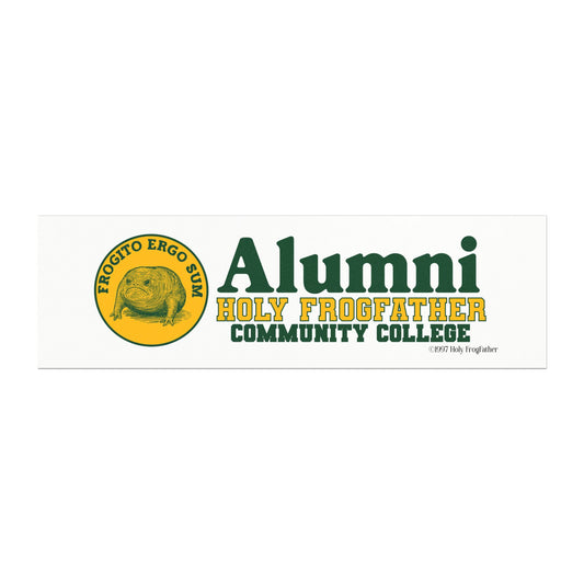 Holy Frogfather Community College - Magnetic Car Bumper
