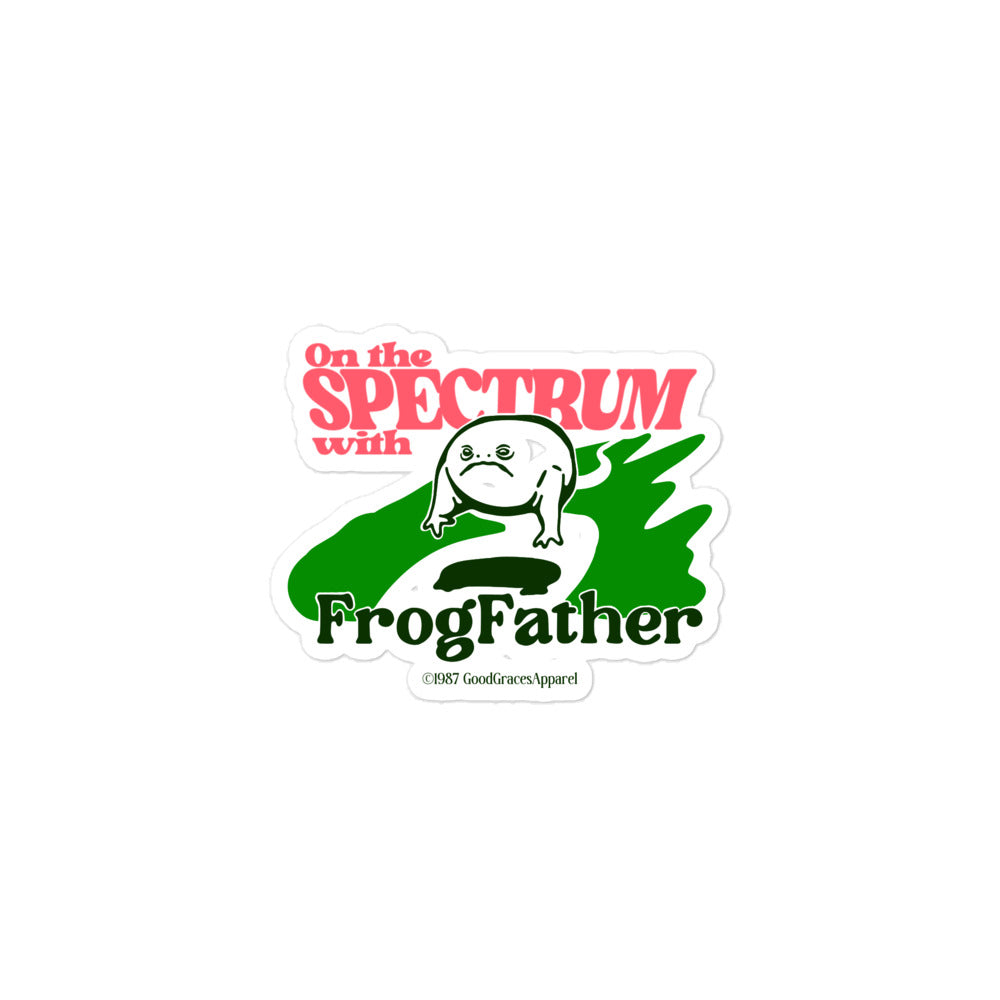 Spectrum Logo Sticker On The Spectrum Sticker – Holy FrogFather